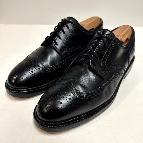 Crockett & Jones Other - VERY GOOD Crockett & Jones x Ralph Lauren Swansea Black Calf Wingtip England 8.5